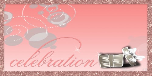 Celebration Banner - Gift Pink