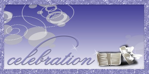 Celebration Banner - Gift Purple