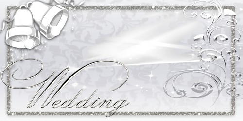 Wedding Banner - Bells Silver