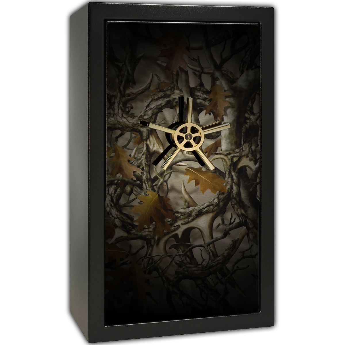 Gun Safe Decal - Large Camouflage Antlers