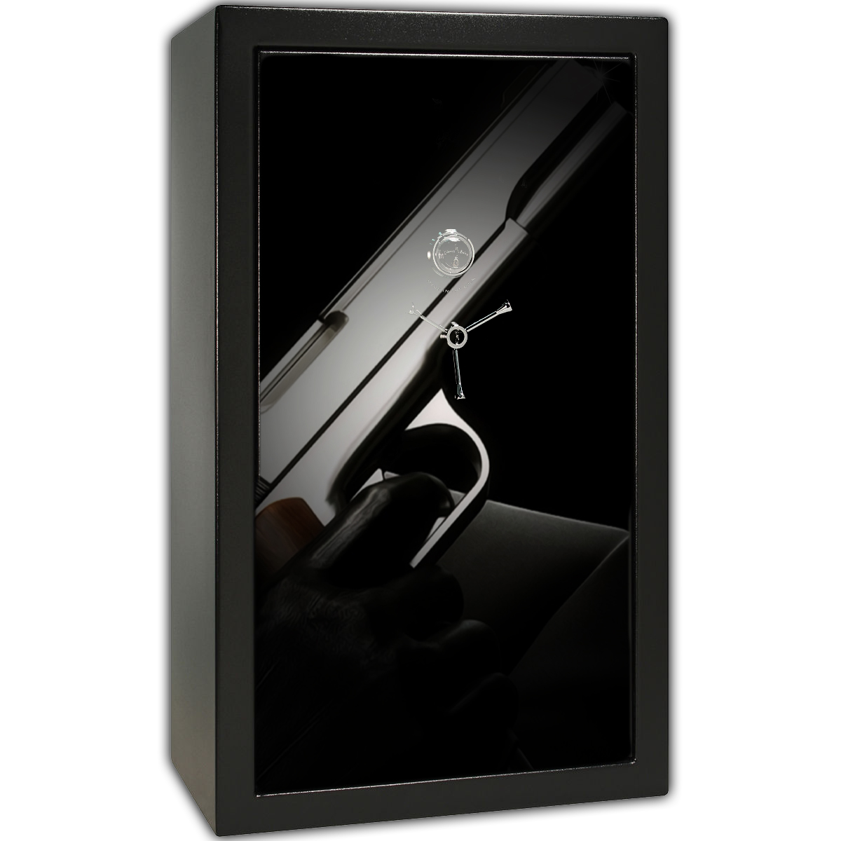 Gun Safe Decal - Large Gun Leather Glove