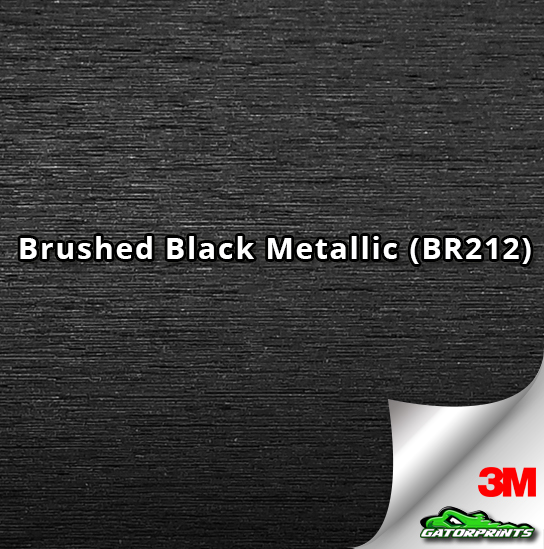 Brushed Black Metallic (BR212)